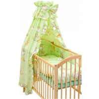 4DÍLNÁ SOUPRAVA DO POSTÝLKY SCARLETT MRÁČEK ZELENÁ