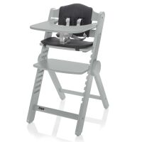 Dřevěná jídelní židlička Zopa Clipp & Clapp - Grey
