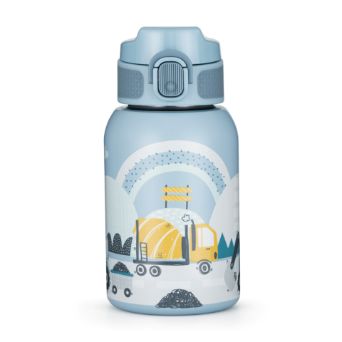 PETITE&MARS Láhev nerezová termo se slámkou 350 ml - Work Zone