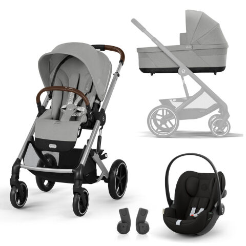 Cybex Balios S Lux bundle 3v1 - Stone Grey 2026