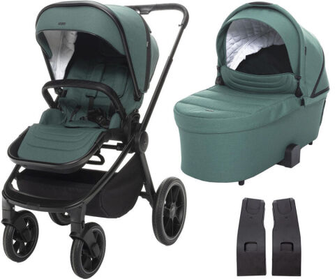 Sportovní kočárek ZOPA Move Cross 2 + korba XL + adaptéry - Antique Green /Black