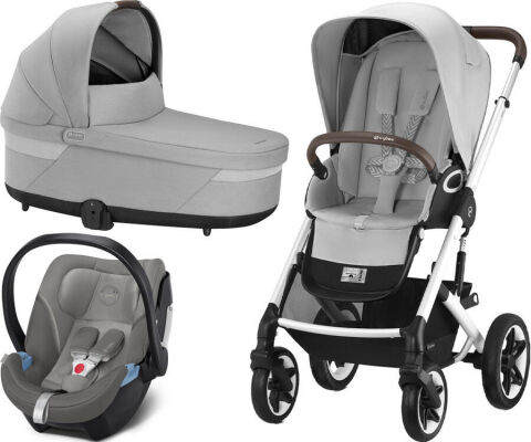 Trojkombinace Cybex Talos S Lux Black 3v1 - Lava Grey