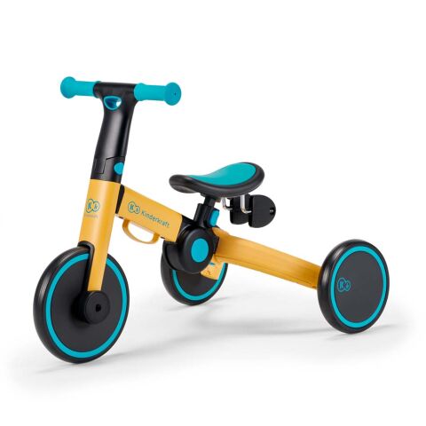 KINDERKRAFT 4TRIKE skládací tříkolka 2v1 - Primrose Yellow