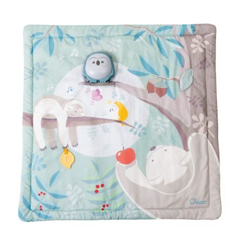 CHICCO hrací deka Sovička 2v1 80x80 cm