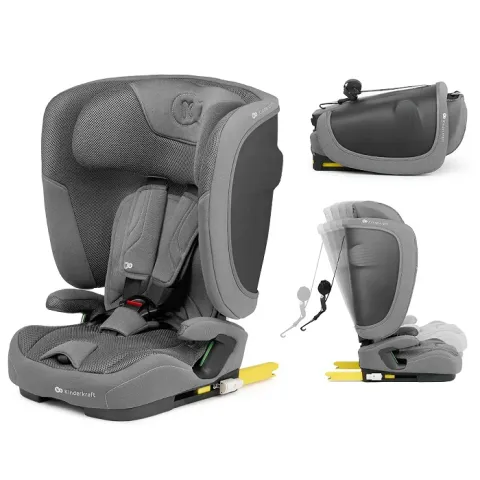 Autosedačka Kinderkraft Fix2Go i-Size 76-150 cm - Grey