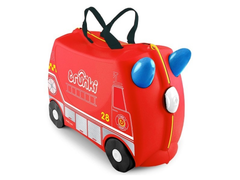 Trunki Kufřík + Odrážedlo - Hasičský Vůz Frankie