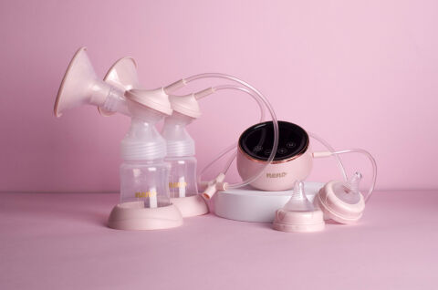 Odsávačka mateřského mléka duo elektrická dvoufázová NENO Bella Twin