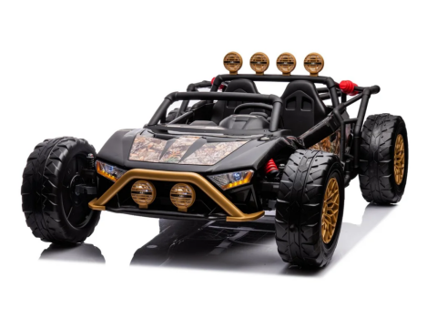 Elektrické autíčko Buggy Racing 2x200W 24V dálkové ovládání - černé