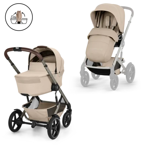Kočárek Cybex Talos S Lux se skládací korbičkou Fold Cot 2026
