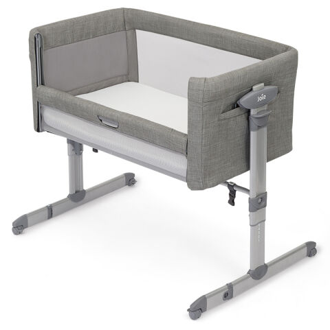 Polohovací postýlka Joie Roomie Glide - Foggy gray
