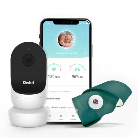 OWLET Ponožka chytrá Owlet Smart Sock 3 a kamera Owlet Cam - Bedtime Blue