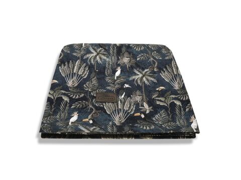Sleepee Bambusová deka Bamboo 3v1 - Jungle Dark Blue