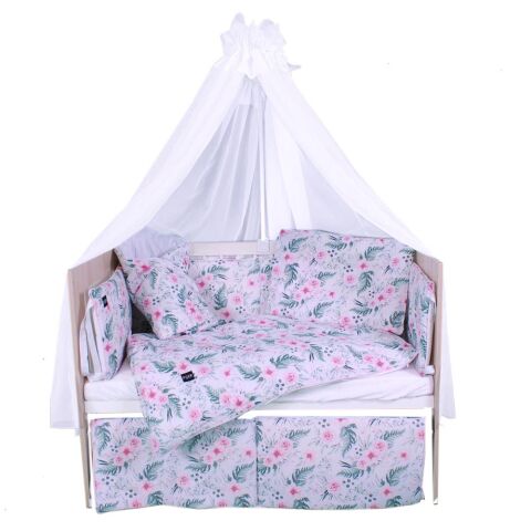 Puer Souprava do postýlky 7-dílná - Rose