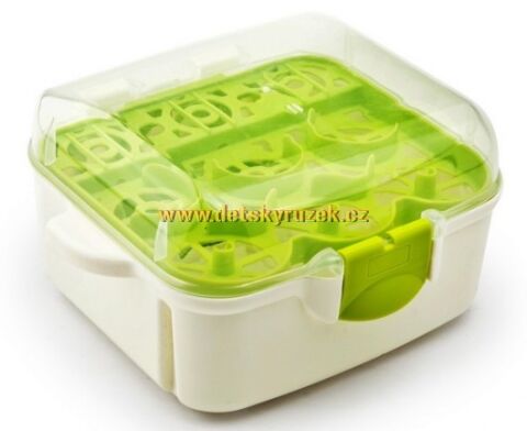 Sterilizátor Nuvita do mikrovlnné trouby-Zeleno - bílý