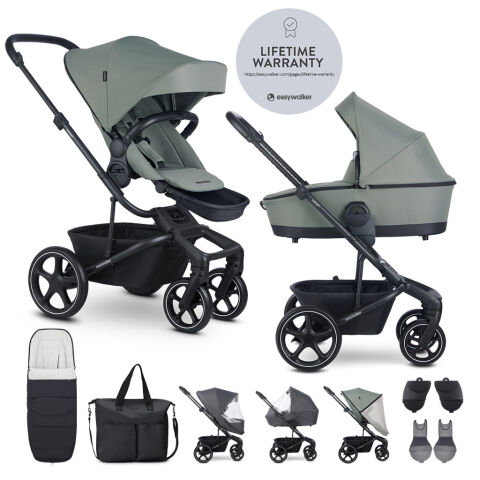Kombinovaný kočárek Easywalker Harvey5 RWS set XXL - Agave Green