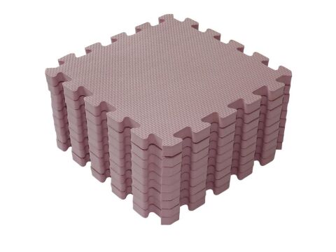 Baby Dan hrací podložka puzzle 90x90 cm - Dusty Rose