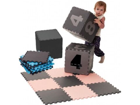 Baby Dan hrací podložka puzzle 90x90 cm