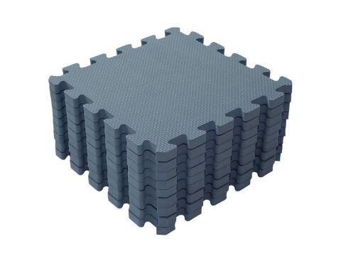 Baby Dan hrací podložka puzzle 90x90 cm - Dusty Blue