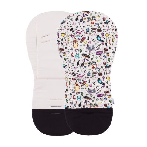 Petite&Mars Vložka do kočárku Foamy - Limited 100 Tattoo