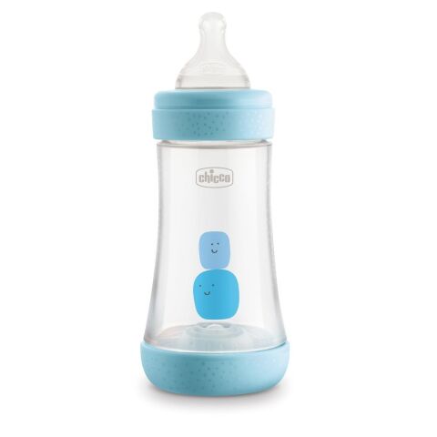 Kojenecká láhev Chicco Perfect 5 silikon - 240 ml kluk