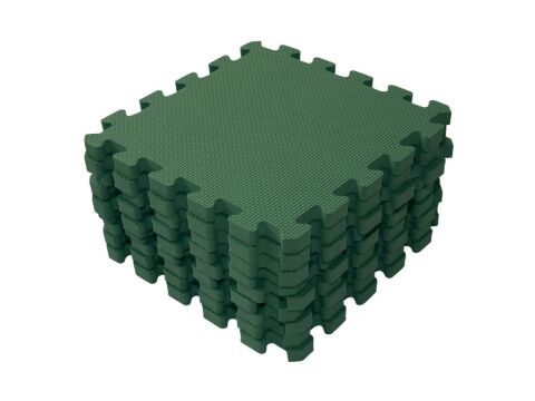 Baby Dan hrací podložka puzzle 90x90 cm - Dark Green 