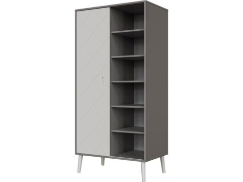 Faktum Dvoudílná skříň Peak Grey