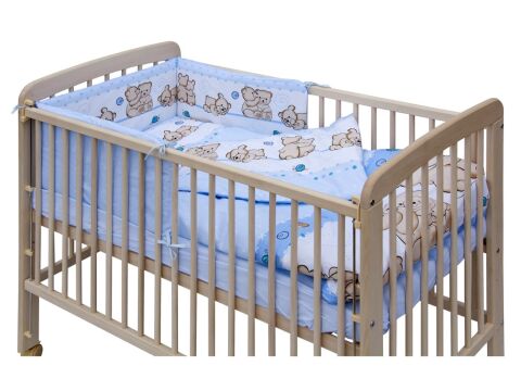 Souprava do postýlky Scarlett Scarlett Matěj - modrá 6 dílů 100 x 135 cm