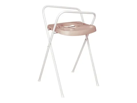 Kovový stojan Click na vaničku Bébé-Jou 98 cm - Pale Pink