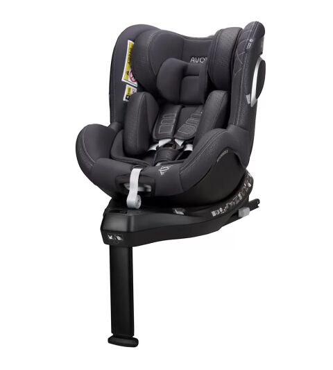 Otočná autosedačka AVOVA Sperber-fix X 40–105 cm - Polar Grey 2026