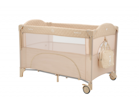 KikkaBoo Postýlka cestovní Milky Way - Beige