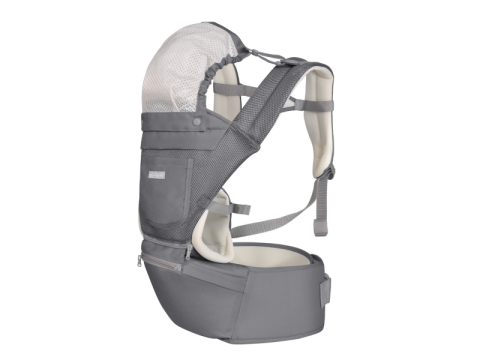 KikkaBoo Nosítko 3v1 Chloe - Mesh Grey