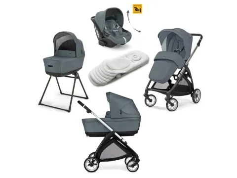 Kočárek Inglesina Electa Darwin Recline system Quatro - Union Grey