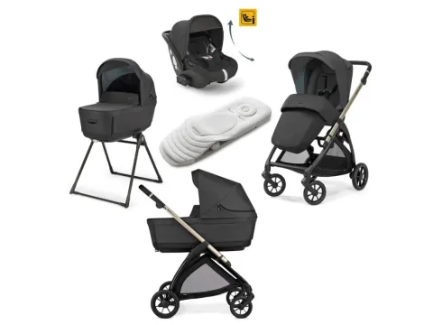 Kočárek Inglesina Electa Darwin Recline system Quatro - Upper Black