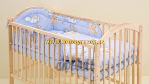 3DÍLNÁ SOUPRAVA DO POSTÝLKY SCARLETT MRÁČEK MODRÁ