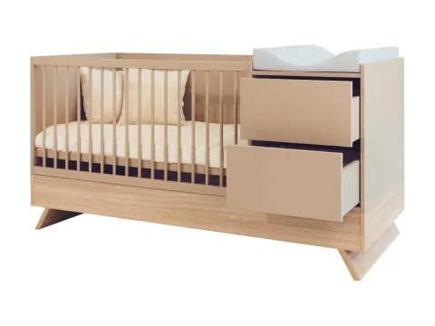 Kombi postýlka Faktum Sienna 3v1 Cappuccino 70x120 cm