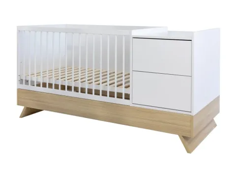 Kombi postýlka Faktum Sienna 3v1 White 70x120