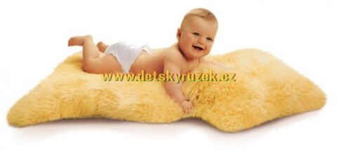 Baby kožešina Eisbärchen střižená - 70-80 cm