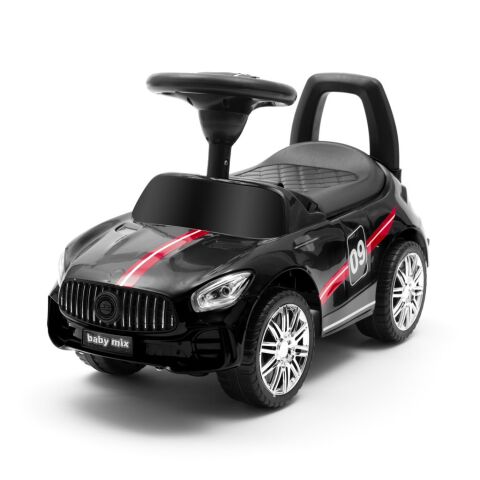 Dětské odrážedlo se zvukem Baby Mix RACER - Černé