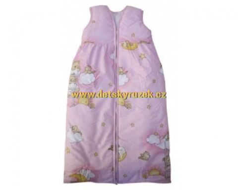 Scarlett spací pytel 90 cm-Mráček růžový