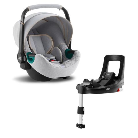 Autosedačka Britax Römer Baby-Safe 3 i-Size Bundle Flex iSense - Nordic Grey 