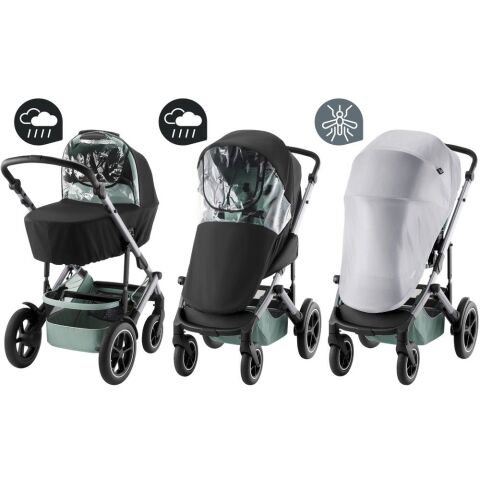 Sada pláštěnek + moskytiéry pro kočárek Britax Smile 5Z 
