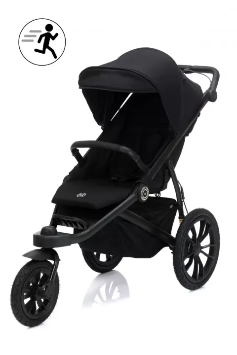 Sportovní kočárek Fillikid Jogger Run Air - Black melange