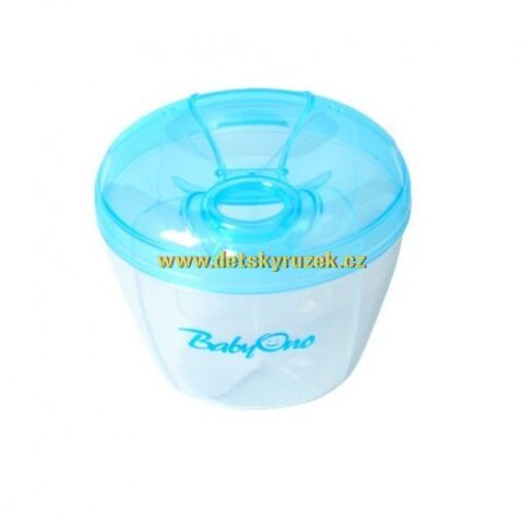 BABY ONO Dávkovač sušeného mléka - čtyřkomorový -Tyrkysová