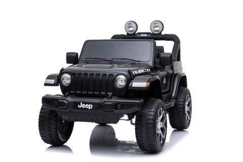 Dětské elektrické autíčko Baby Mix Jeep Wrangler Rubicon 12V - černé 