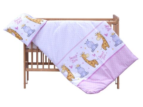 2DÍLNÉ POVLEČENÍ SCARLETT 90x120 cm - Nebula růžová