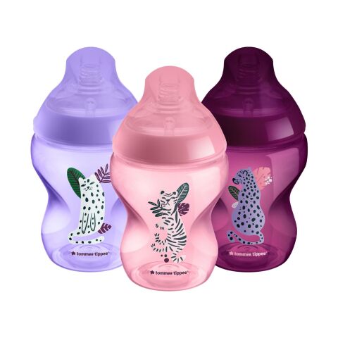 Tommee Tippee set kojeneckých lahví 3ks 260 ml, Jungle Picks