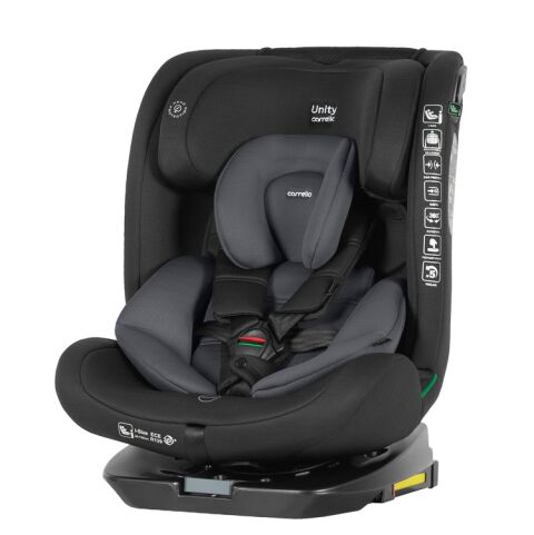 Otočná autosedačka Carrello Unity 40-150 cm - Accord Grey