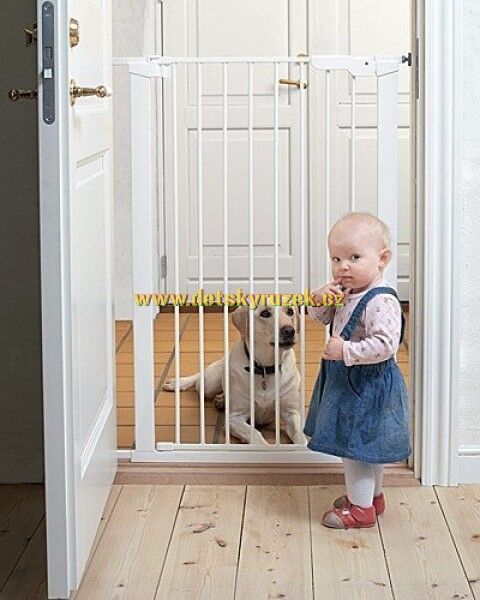 Vysoká zábrana Babydan Premier PET GATE 73-86 cm bílá