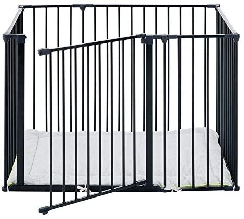 Ohrádka Babydan Square play pen černá + matrace
