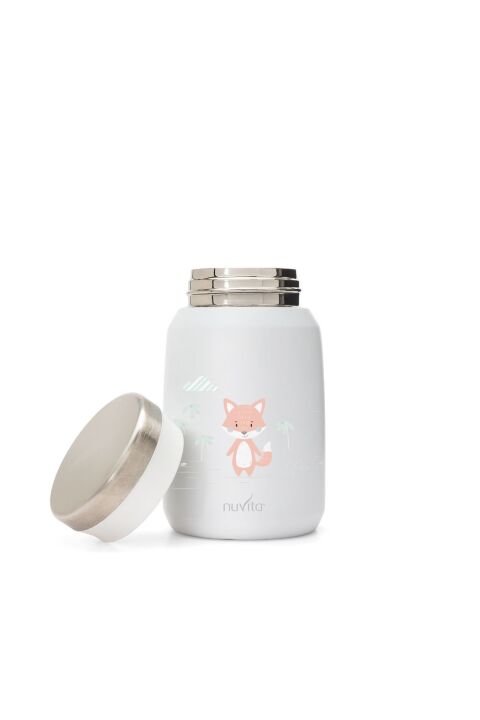 Termoska Nuvita 500 ml na pití i stravu - White
